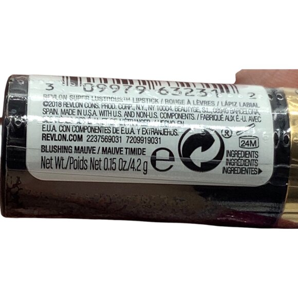 Revlon Super Lustrous Lipstick 460 Blushing Mauve Pearl 0.15 Oz NEW - Picture 6 of 6